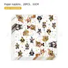 Nuevos Suministros para Fiesta de Cumpleaños de Perro Mascotas Platos de Papel Desechables, Servilletas de Papel, Manteles, Decoraciones con Tema de Huella de Perro