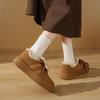 Zapatos Maillard de invierno 2024 con forro polar, nuevos coreanos ins, para estudiantes, cálidos y de caña alta, zapatos deportivos de calle G8881