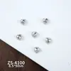 Acessórios de strass para nail art em liga de prata brilhante estilo luxo, design requintado de nicho com decorações de unha em formato de lua, laço e coração