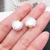 Pingente de Pérola Branca Irregular Barroca DIY Colar Brincos Chaveiro Acessórios de Joia Bestseller Transfronteiriço