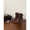 Botines de punta fina, tacón de aguja, estilo retro europeo y americano, con cremallera lateral, nueva colección otoño 2026 para mujer, elegantes, de tacón alto, a la moda y que estilizan