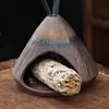 Quemador de Incienso Cerámico Transfronterizo con Bandeja de Madera Sagrada Peruana, Salvia, Chimenea de Cedro, Quemador de Incienso, Chimenea, Artículos de Decoración para el Hogar