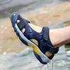 Sandalias Deportivas Haitu para Hombre Verano Exterior Transpirables Antideslizantes con Puntera Sandalias Casuales Suela Suave Calzado de Exterior Desodorante Zapatos de Playa