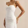 Vestido strapless europeo y americano con bustier retorcido cruzado, volantes laterales y cintas, corte ajustado, bodycon, vestido largo de cola de pez