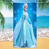 Toalla de Playa de Microfibra Estilo Absorbente de Princesa Toalla de Baño para Nadar Toalla de Baño Estampada para Niños Toalla de Playa
