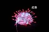 Luces de Cortina de Fuegos Artificiales LED Flotantes Impermeables para Exteriores Iluminación Festiva Luz Nocturna para Patio y Dormitorio Cadena de Luces Decorativa de Atmósfera