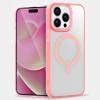 Nova Capa de Celular Magnética Ice Mist Ultrafina para iPhone 16 para Apple 16pro Capa Protetora Transparente Fosca