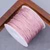 Balde pequeno A-line Acessórios de joias DIY, pulseira de cordão trançado colorido feita à mão, material de cordão semiacabado para tecelagem de nó chinês