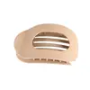 Presilha de Garra Oval em Acetato Multicolorida Estampa de Leopardo Retrô/Opções de Cores Macaron Frescas Simples Versátil Grampo de Cabelo Acessório de Cabelo