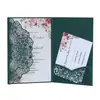 Europea Transfronteriza Corte Láser de Compromiso Invitación Personalizada Invitación de Boda Acción en Shenzhen Tarjeta de Felicitación de Encaje de Acción de Gracias