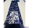 Posicionamento de Vestido Europeu e Americano Tecido de Renda com Lantejoulas Bordadas Malha Tecido de Renda com Lantejoulas para Noiva