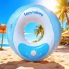 Juego de Agua en la Playa Flotador Infantil Rosa y Blanco Dibujos Animados Inflable Estampado Engrosado Gran Flotabilidad Anti-Vuelco Flotador para Axilas de Bebé
