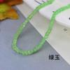 Collar cuadrado trenzado DIY de abalorios hechos a mano Material Cuentas cuadradas de 2-3 mm Cuentas de cristal de vidrio Cuentas sueltas