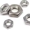 Aço inoxidável 304 porca fina hexagonal DIN439-2 porca fina hexagonal porca hexagonal porca de cabeça fina M4M5M6