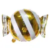 Globo de papel de aluminio para dulces nuevo transfronterizo papel de caramelo decoración de boda decoración de fiesta globo de papel de aluminio venta al por mayor