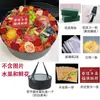 Caja de Regalo de Frutas y Flores del Festival de Mediados de Otoño Caja de Regalo Redonda Negra Paquete de Regalo Caja de Regalo para Cigarrillos Paquete de Materiales DIY