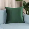 Funda de almohada de terciopelo holandés estilo Ins, color liso, para sofá, dormitorio y coche