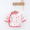 Roupa de Meio-Costas para Recém-Nascidos Quatro Estações Algodão Puro Classe A Sem Costura Roupa Mensal do Bebê Roupas Aguardando Produção Roupa Básica do Bebê