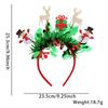 Navidad Dibujos Animados Muñeco de Nieve Reno Diadema de Rayas de Colores Decoración para Fiestas Infantiles Copo de Nieve Diadema de Gorro de Navidad