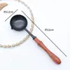 Colher Antiaderente para Selo de Cera, Ferramenta de Carimbo de Selo de Cera, Colher Antiaderente para Derreter Cera, Fácil de Limpar, Adequada para Uso com Panela de Derretimento, Colher Antiaderente