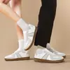 Zapatillas de Entrenamiento Retro Alemanas para Hombre 2026 Otoño Nuevas Superficie de Cuero Zapatos Forrest Gump Zapatos Deportivos Casuales Versátiles Antideslizantes Suela Blanda Zapatos para Mujer