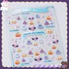 Halloween Pequeño Fantasma Relieve Gelatina Arte de Uñas Pegatina Ins Lindo Calabacita Oscuro Adhesivo Ccd Decoración de Uñas