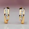 Pendientes de Alta Gama con Incrustaciones de Diamantes Transfronterizos, Pendientes Nuevos de Moda Super Brillantes, Pendientes Exquisitos Versátiles para Mujeres Que Hacen que las Caras Redondas Parezcan Más Delgadas