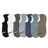 Calcetines para Hombre Calcetines Cortos Deportivos Color Sólido Antiolor Transpirables Absorbentes de Sudor Calcetines Tipo Barco Boca Baja Lado Bajo Malla Deportiva Delgados para Primavera y Verano