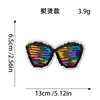 Parches Reversibles de Lentejuelas de Moda con Diseños de Estrella y Mariposa, Estilo Gafas de Sol, Insignias Bordadas con Lentejuelas para Ropa y Bolsos Decoración DIY
