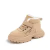 Zapatos Grandes de Algodón para Niños con Forro Polar y Engrosamiento para Calidez, Zapatos para Niñas Estilo Nuevo Invierno 2026, Zapatos Deportivos de Suela Suave para Niños