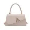 Bolso de Mano y Bolso Cruzado para Mujer, Hermoso y Sencillo, Nuevo Estilo Europeo y Americano, Color Sólido, Elegante, Otoño e Invierno 2025, Gran Capacidad, Bolso Cuadrado Pequeño Retro