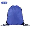 Mochila de Treino com Cordão de Poliéster 210D de Cor Sólida para Venda por Atacado, Bolsa para Guardar Bola com Logo Impresso