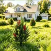 Planta Verde Artificial de Novo Modelo para Encaixar no Chão com Pinheiro e Cipreste para Decoração de Pátio Externo, Jardim, Gramado, Venda por Atacado em Estoque