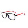 Gafas Cuadradas para Niños Gafas con Espejo Plano para Niños Gafas Anti-Luz Azul Gel de Sílice Anti-Azul 2025 Anti-UV