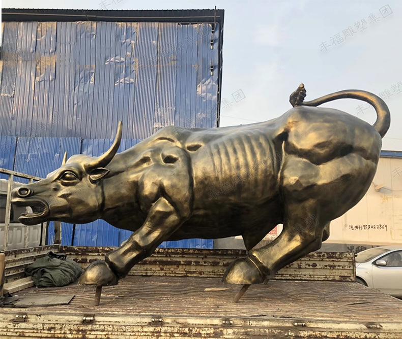 玻璃钢牛雕塑03