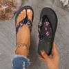 2025 Nuevo Comercio Exterior Talla Grande Chanclas Ropa de Verano para Mujer Vacaciones en la Playa Ocio Sandalias y Pantuflas Suela Gruesa Antideslizante