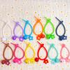 Silicona de alto valor DIY estrella de cinco puntas silicona corbata campana accesorios de joyería estilo ins llavero colgante de bolsa venta al por mayor