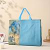 Bolsa de Mano Laminada No Tejida en stock Bolsa de Compras para Tienda de Ropa Engrosada Bolsa de Embalaje para Regalo para Compras de Ropa Personalizada