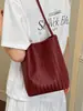Bolsa Saco Tecida Super Quente Feminina 2026 Nova de Verão Versátil Retrô Bolsa de Ombro Bolsa de Braço Bolsa para Trabalho e Trajeto