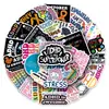 50 pegatinas para TDAH, cognición psicológica, lemas creativos en inglés, pegatinas para cuaderno al por mayor transfronterizo
