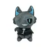 Brinquedo de Pelúcia Undertale Sans Gato Cinza Macio Pesadelo com Enchimento de Algodão PP 18x27cm Brinquedo de Pelúcia Colecionável para Crianças Adolescentes e Fãs Adorável Personagem de Jogo de Pelúcia para Quarto Brincadeiras