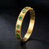 Pulsera Transfronteriza de Acero Inoxidable Europea y Americana, Pulsera de Clavo de Acero de Titanio para Mujer, No se Desvanece, Simple, Versátil, Pulsera de Moda y Elegante