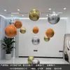 Decoração de balões para evento de loja em novo shopping em 2026, celebração de aniversário de inauguração, bolas suspensas no teto, configuração para transmissão ao vivo