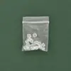 Caja de película transparente para pendientes, aretes, aretes, joyas, caja de almacenamiento portátil con película de PE antioxidante, clip para orejas, collar, caja de regalo