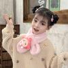 Bufanda infantil estilo coreano bufanda para padres e hijos felpa imitación piel de conejo imitación piel de conejo bufanda para niños y niñas otoño e invierno cálida