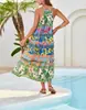 Vestido de Color Block Estampado Tallas Grandes Europeo y Americano 2026, Más Vendido en Amazon, Vestido de Mujer