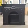 Gabinete de Chimenea Estilo Francés, Repisa de Chimenea, Decoración Vintage para Entrada, Villa Estilo Europeo, Sala de Estar de Moda Estilo Americano, Gabinete Decorativo Falso de Chimenea