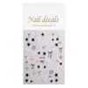 Pegatinas para Uñas con Diseño de Moño de Cereza Planas con Adhesivo Gato Graffiti Estrella Joyería Estilo Dh