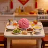 Mini Dumplings de Colores, Panecillos de Juguete, Adornos de Decoración de Mini Cocina, Llaveros DIY, Pinzas para el Cabello, Gomas para el Cabello
