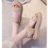 Sandalias para Mujer, Ropa de Verano con Faldas, Nueva Moda 2026 de Suela Gruesa Versátiles de Suela Blanda Sandalias de Playa Que No Cansan los Pies